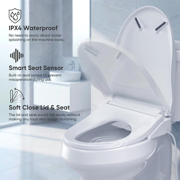Demo Model /Unused BATHKITY Electric Bidet Toilet Seat-WLJG4-505V-US