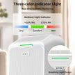 KNKA 2500 Ft² Max 34 Pints Dehumidifier for Basement with Drain Hose, White-PD22SC-12