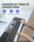 LIKE NEW Donner Keyboard Piano 61 Key, Electric Keyboard Kit with 249 Voices