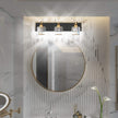 New /OPEN BOX Aipsun Crystal Vanity 3 Lights Black Bathroom Vanity Lighting Fixtures 3 Lights Modern Vanity Light
