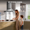 Open box/Unused AURAKICH 30-inch Wall Mount Range Hood, AUR-RHP01-US