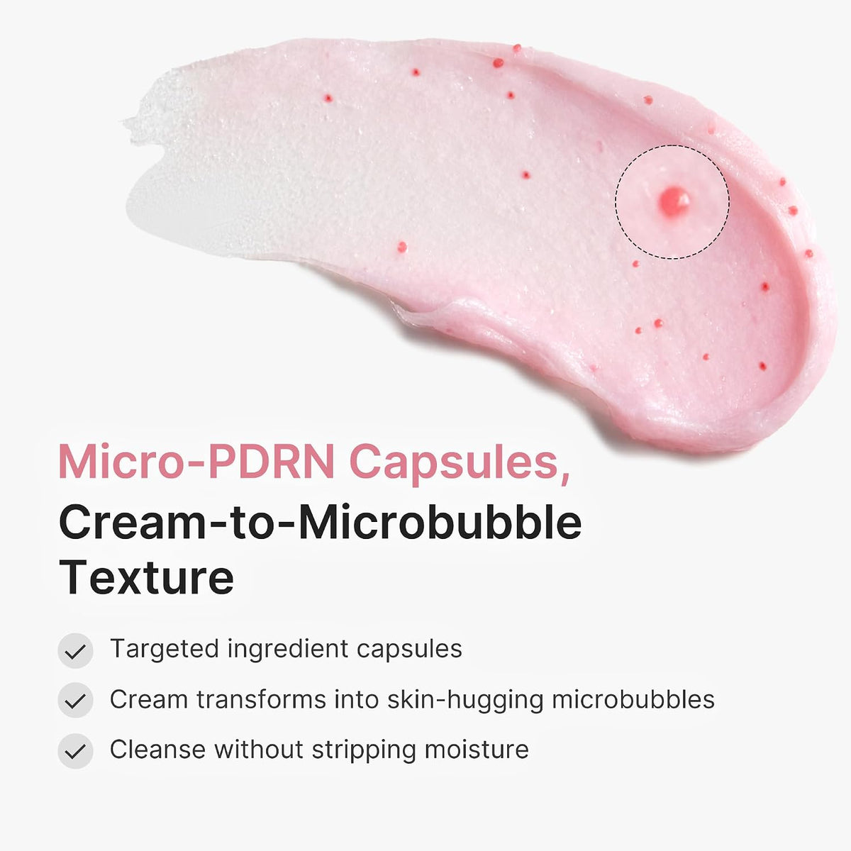 Medicube PDRN Pink Glutathione Capsule Cleansing Foam 120gm