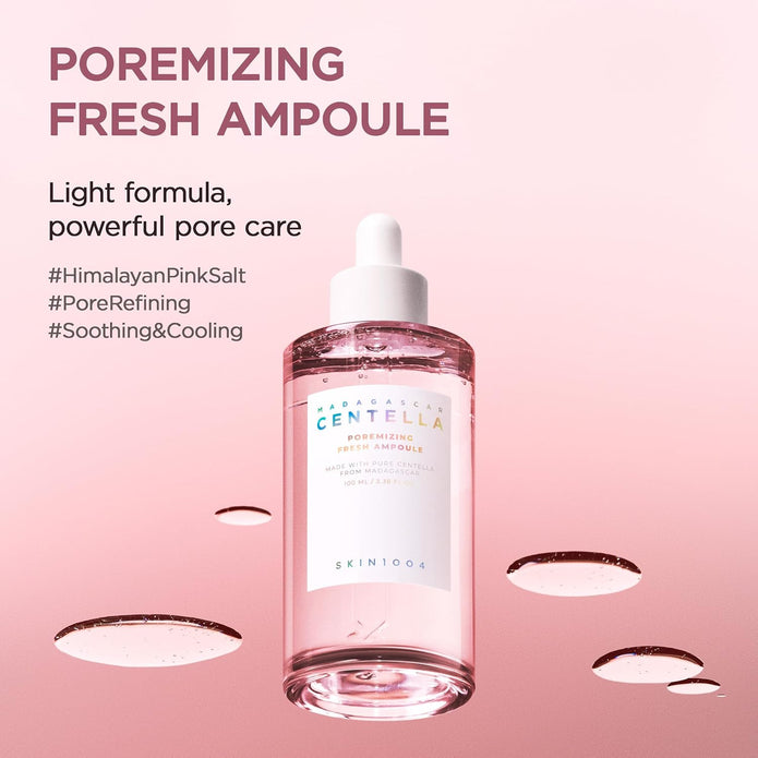 SKIN1004 Madagascar Centella Poremizing Fresh Ampoule Detox Skin Serum to Smooth Skin 100ml