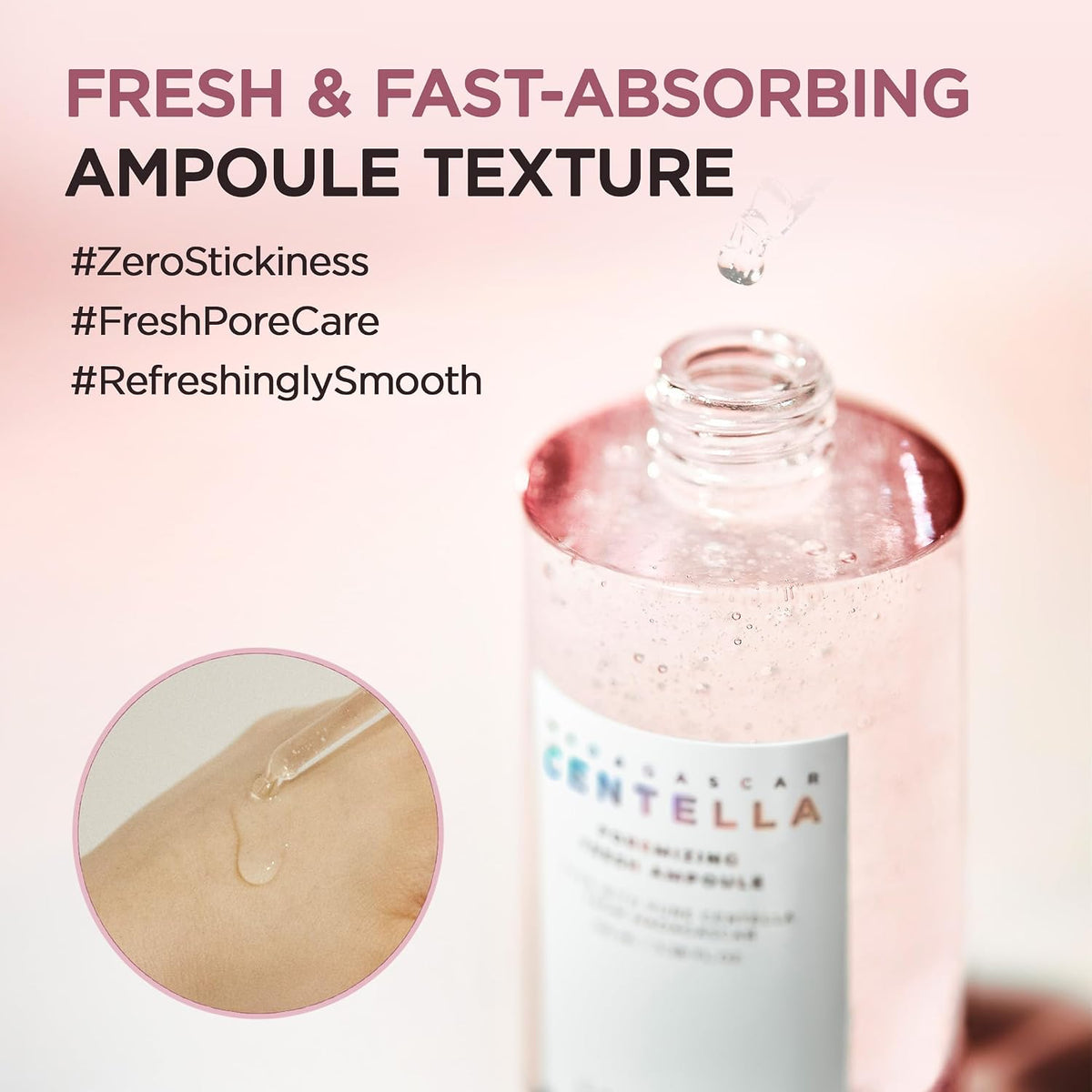 SKIN1004 Madagascar Centella Poremizing Fresh Ampoule Detox Skin Serum to Smooth Skin 100ml