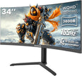 DEMO /OPEN BOX Gawfolk 34 inch ultrawide Curved Gaming Monitor GFTY987/3440x1440, 165hz