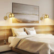 VATONI Plug in Wall Sconces, Dimmable Wall Sconce Swing Arm Wall Lights