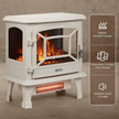 OPEN BOX TURBRO Suburbs 20 in. Electric Fireplace Infrared Heater TS20-SD