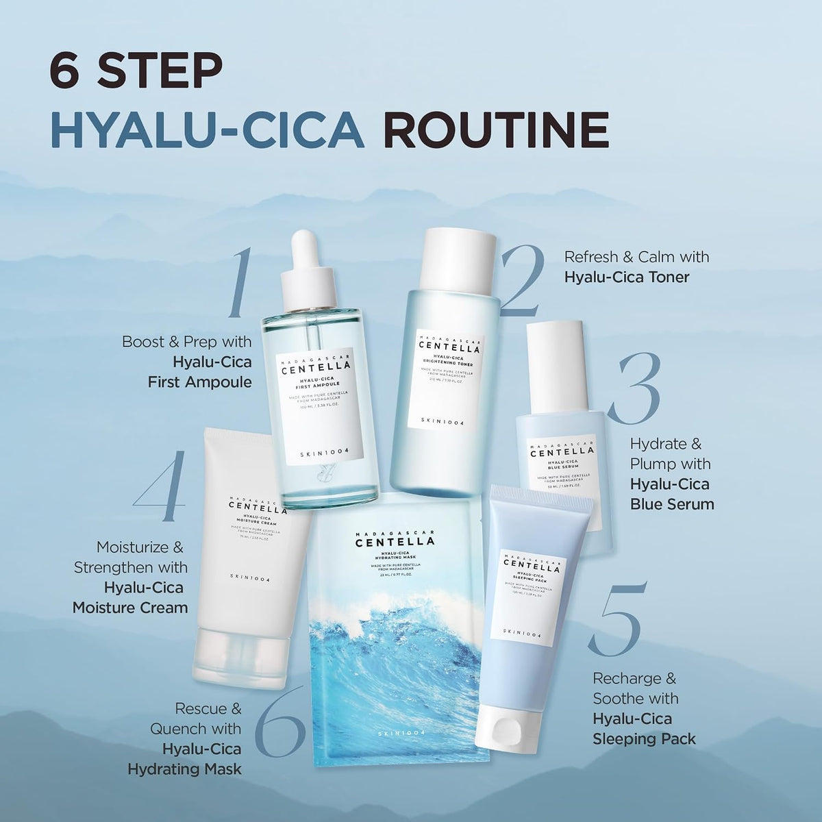 SKIN1004 Madagascar Centella Hyalu-Cica First Ampoule (100ml)