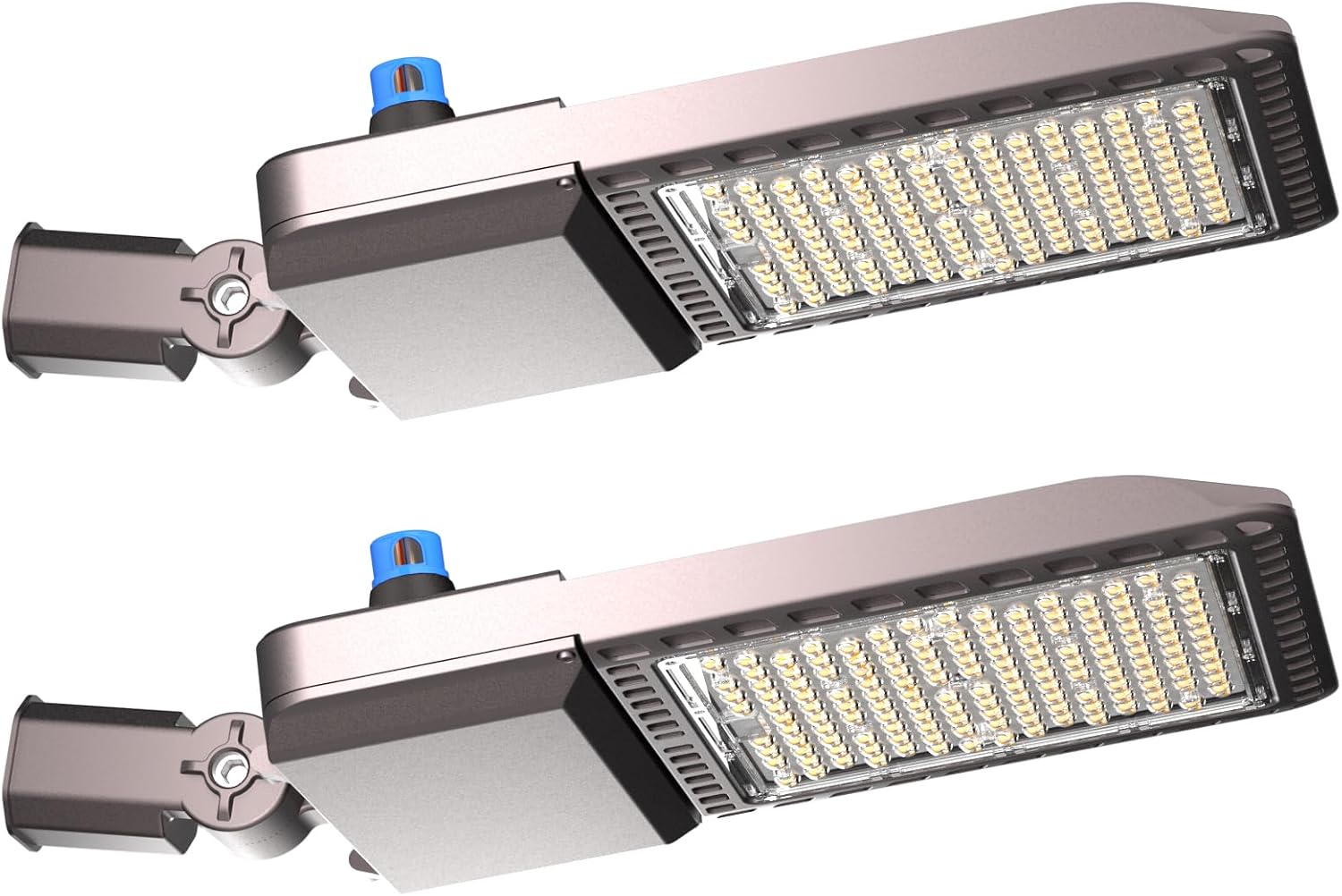 NEW /OPEN BOX Lightdot 240W Parking Lot Lighting 36000Lm (Eqv 1000W HM/HPS) 5000K LED IP65 Waterproof SlipFitter Mount LED Parking Lot Light-2 Pack