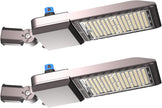 NEW /OPEN BOX Lightdot 240W Parking Lot Lighting 36000Lm (Eqv 1000W HM/HPS) 5000K LED IP65 Waterproof SlipFitter Mount LED Parking Lot Light-2 Pack