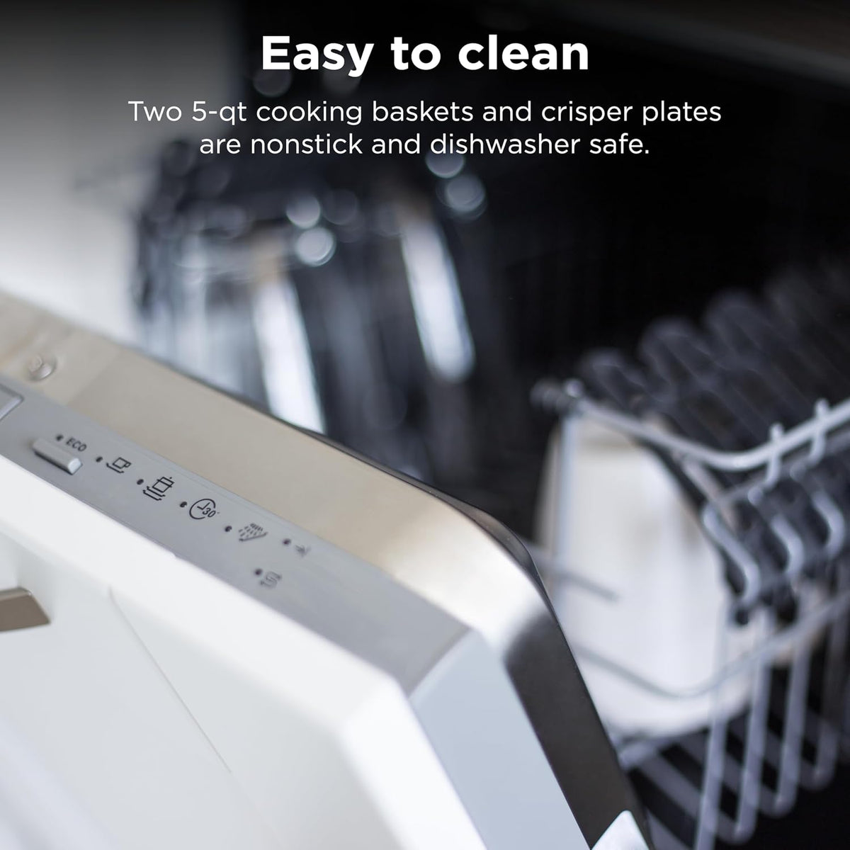 NEW Ninja Foodi Air Fryer, 10 Qt/9.5L DualZone Smart XL, 6-in-1, Black, DZ550 Air fry, roast, broil, bake, reheat, dehydrate, Smart Cook thermometer, Match Cook, Smart Finish