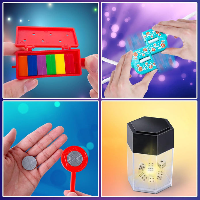 Heyzeibo Magic Kit - 60+ Magic Tricks for Kids