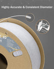 DURAMIC 3D PLA Plus (PLA+) Filament 1.75mm Marble 1kg, 3D Printer Filament-1kg Marble