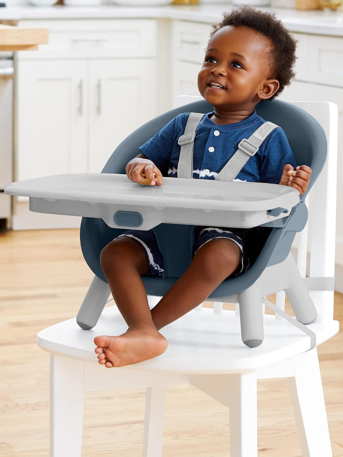 Used/Like New Skip Hop Baby High Chair, EON 4-in-1, Slate Blue