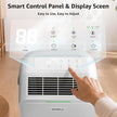 KNKA 2500 Ft² Max 34 Pints Dehumidifier for Basement with Drain Hose, White-PD22SC-12