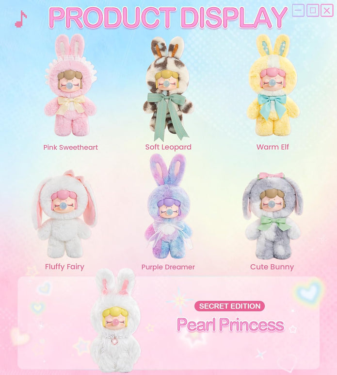 Rolife Nanci Bunny Stuffed Animal Plush Doll,8-11 Inches Mystery Box