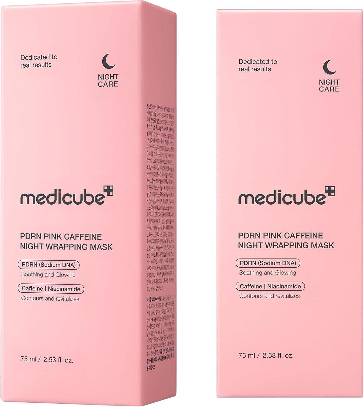 Medicube PDRN PINK CAFFEINE NIGHT WRAPPING MASK 75ML