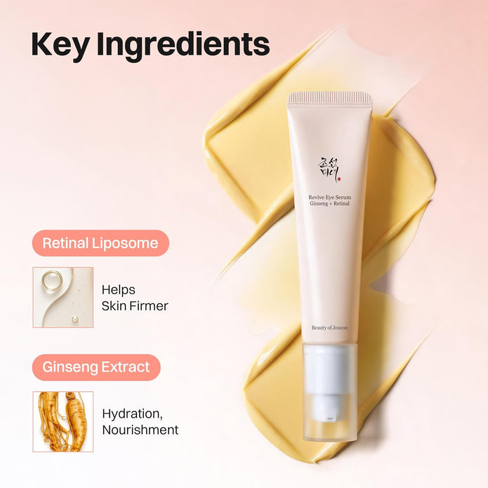 Beauty of Joseon Revive Eye Serum with Retinal Niacinamide Correction for Puffy Eye