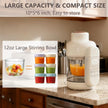 NEW DORFLY Baby Food Maker Glass 12oz Steamer and Blender Glass Reservoir