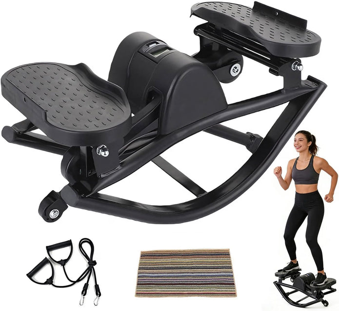 NEW Rock Stepper for Exercise at Home, Lateral Rocking Stepper