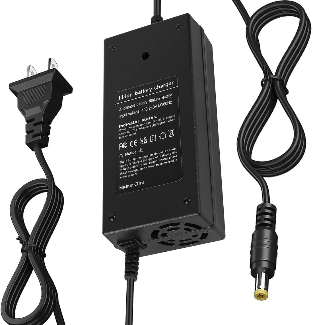 Li-ion Battery Charger  54.6V 2A Electric Charger for 48V 13S Lithium Battery