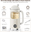 NEW Hanrose Nut Milk Maker Machine, 34 oz BPA-Free Glass Jar, 8-Blade System-K0810US