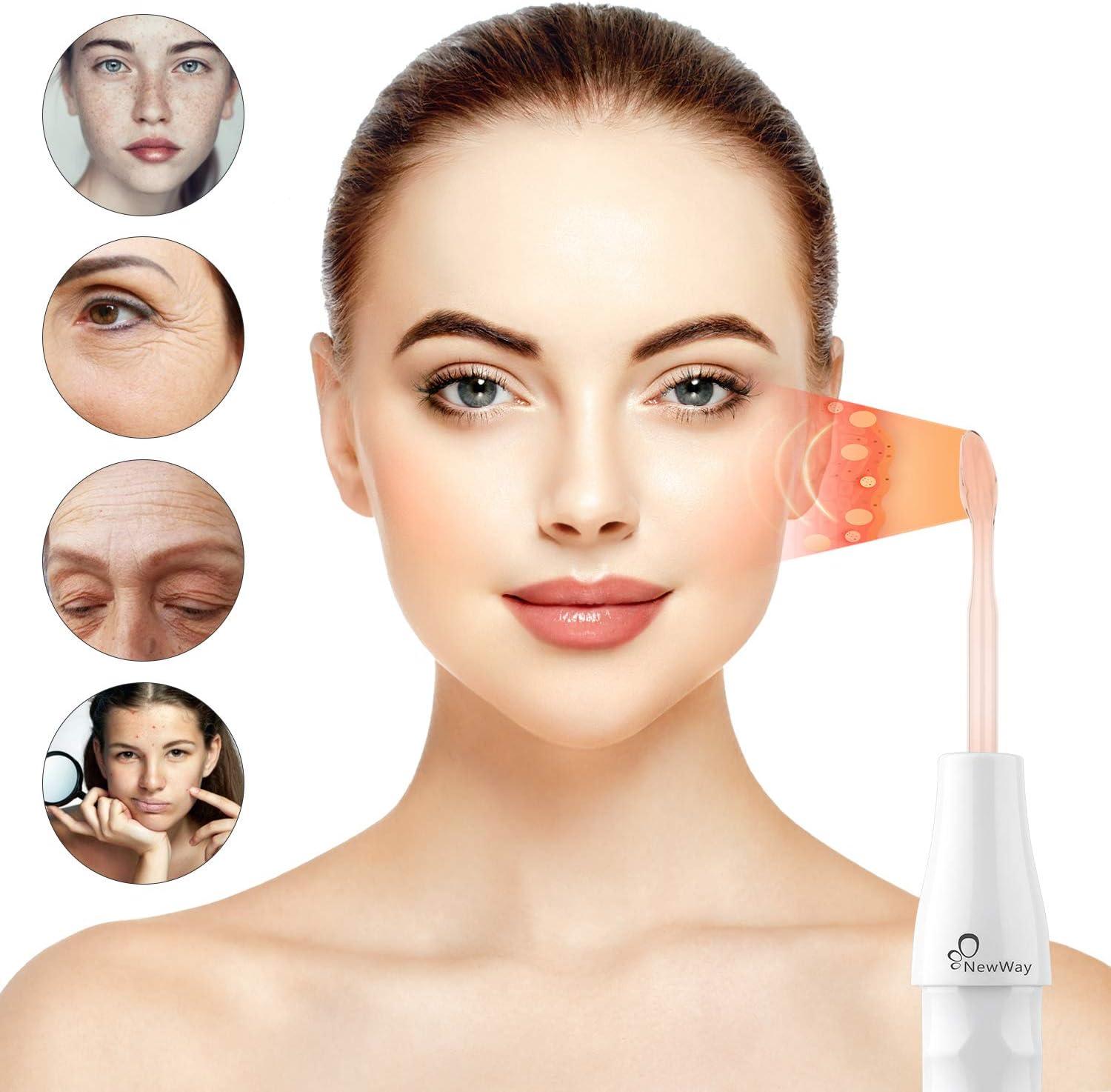 NewWay High Frequency Facial Wand Light Therapy Machine