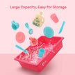 CUTE STONE Color Changing Play Kitchen Sink Toys, Children Electric Dishwasher Playing Toy