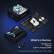 New YOWU RGB Cat Ear Headphone CE Wireless 5.2 Foldable Gaming Headset  Model MODEL-Z(Black)