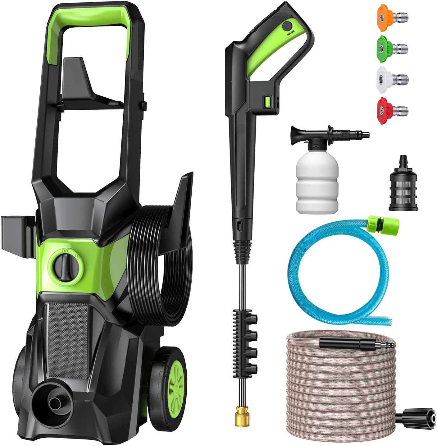 OPEN BOX /DEMO Electric Pressure Washer, HPW-06 4200PSI Max 3.0GPM High Pressure Power Washer