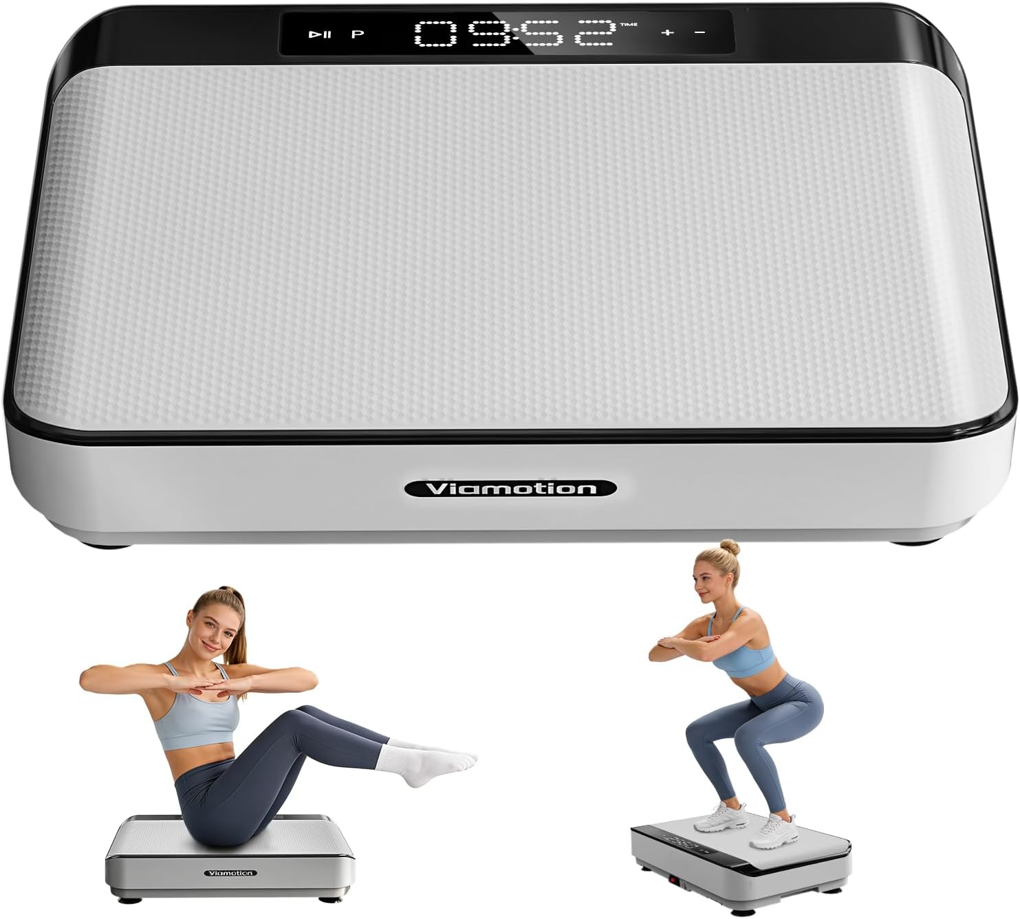 NEW/OPEN BOX Viamotion Vibration Plate Exercise Machine ZF-0901, Full Body Vibrating Platform