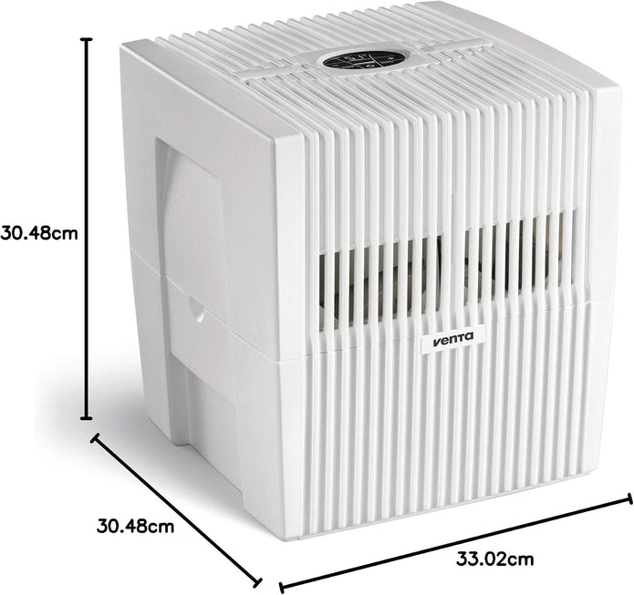 New/Open box Venta LW25 Comfort Plus Humidifier in White - Filter-Free Evaporative Humidifier