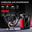 Car Jump Starter, 4000A Peak Car Battery Charger with Air Compressor, 12V Jump Box
