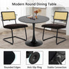 NEW/OPEN BOX Howhio Black Round Dining Table, 24 Inches Tulip Round Kitchen Table