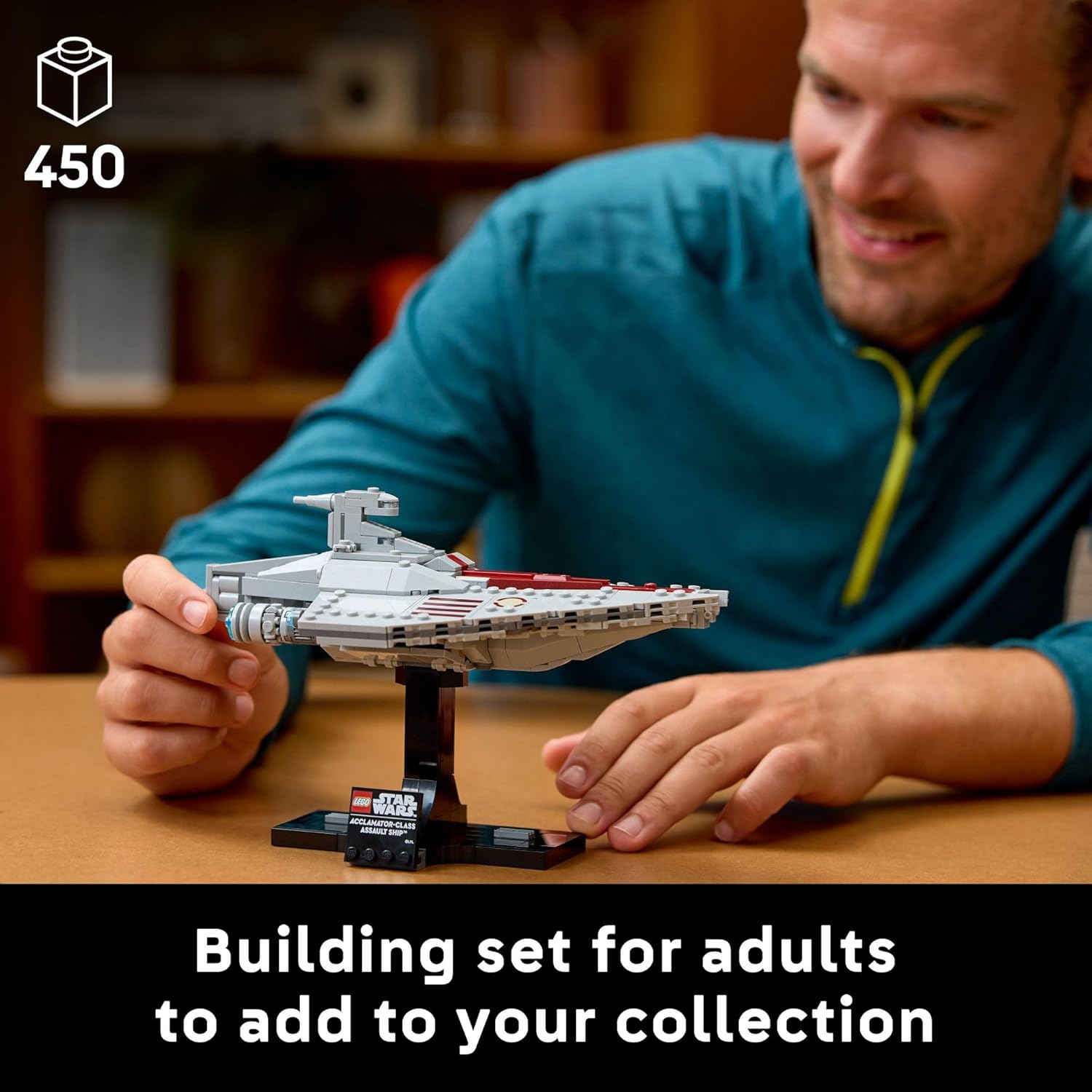 LEGOLego Star Wars: Attack of The Clones Acclamator-Class Assault Ship Building +18(75404)