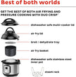 Instant Pot Duo Crisp XL 8Qt 11-in-1 Air Fryer & Electric Pressure Cooker Combo with Multicooker Lid that Air Fries