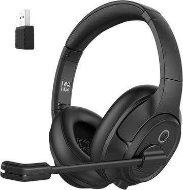 EKSA H6 Bluetooth Headset with Microphone, Over Ear Wireless Headphones