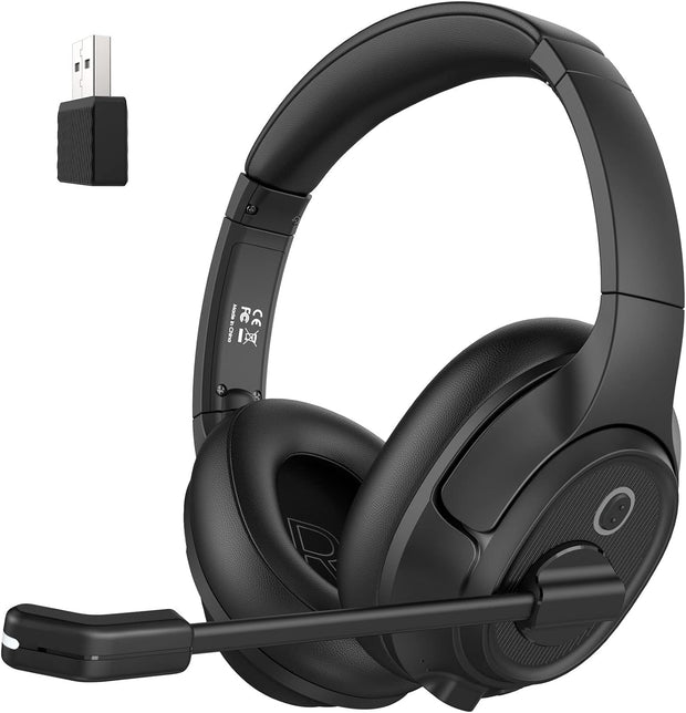 EKSA H6 Bluetooth Headset with Microphone, Over Ear Wireless Headphones