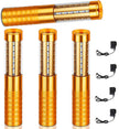 4 Pieces LED Strobe Baton Lights Rechargeable LED Bottle