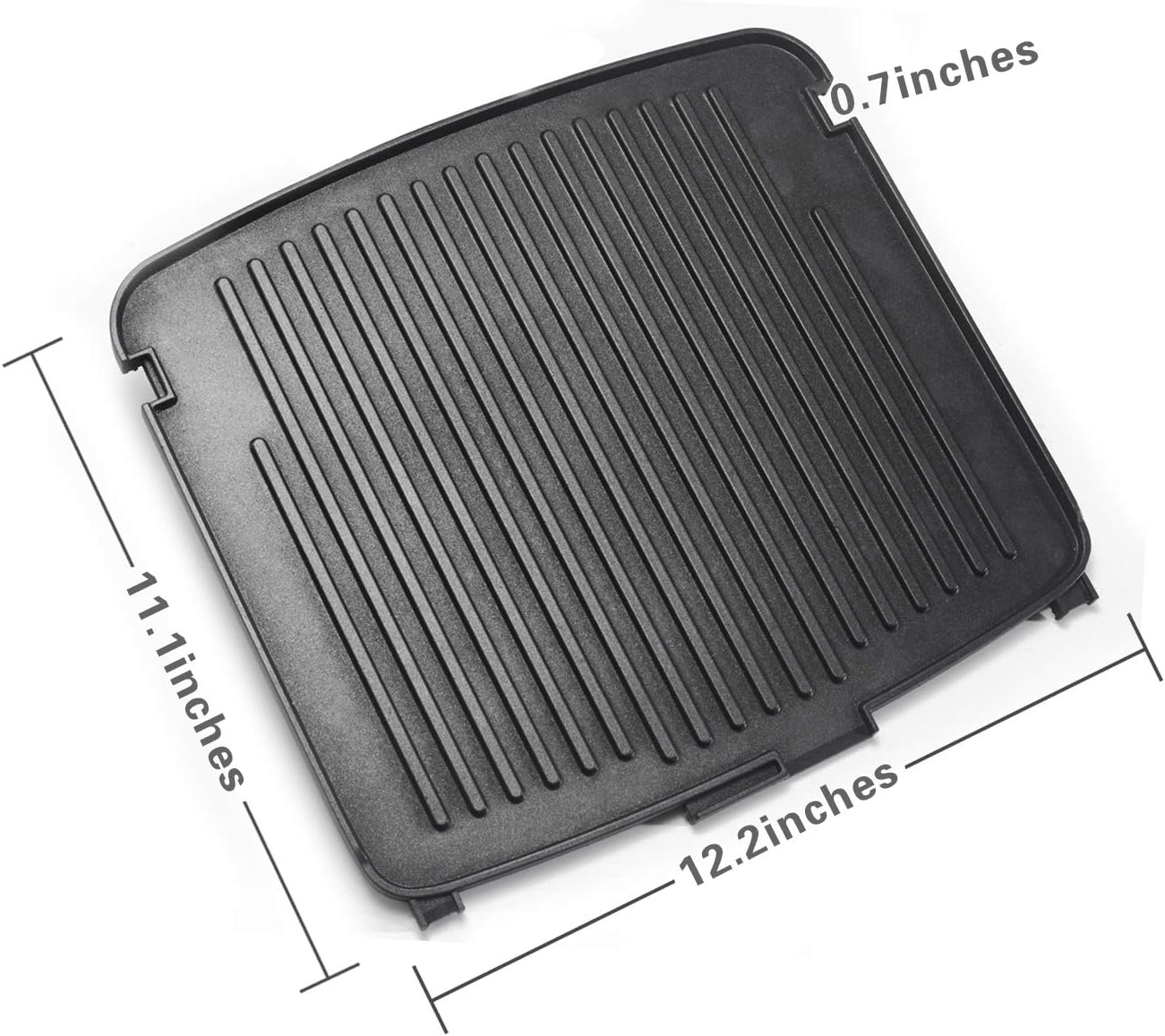 UsKitchen Reversible Grill/Griddle Plates for Cuisinart Griddler GR-150 Deluxe