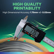 Case of 10 KG OVERTURE TPU Filament 1.75mm Flexible Roll, 95A Soft 3D Printer Filament, 1kg Spool (2.2 lbs) GRAY