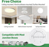 NEW FY WISDOM FLY LIGHTING 24 Inch Large LED Flush Mount Ceiling Light, 50W