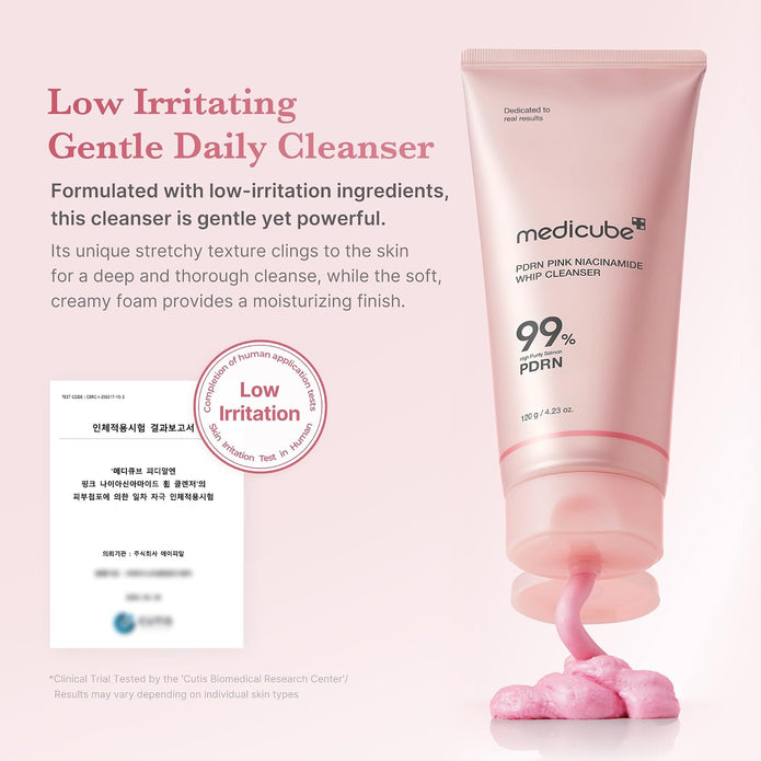 medicube PDRN Marshmallow Whip Cleanser | Face Wash, Cleansing Foam