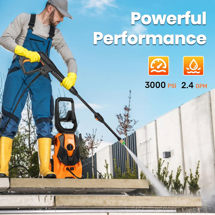 NEW Birtechway Pressure Washer3000 PSI 2.4GPM Electric Pressure Washer -JX1610004