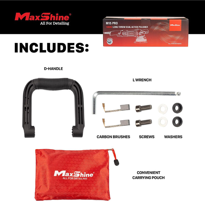 Demo /Like new  Maxshine M15 Pro Dual Action Polisher Cut Polish Kit -Tools  ONLY