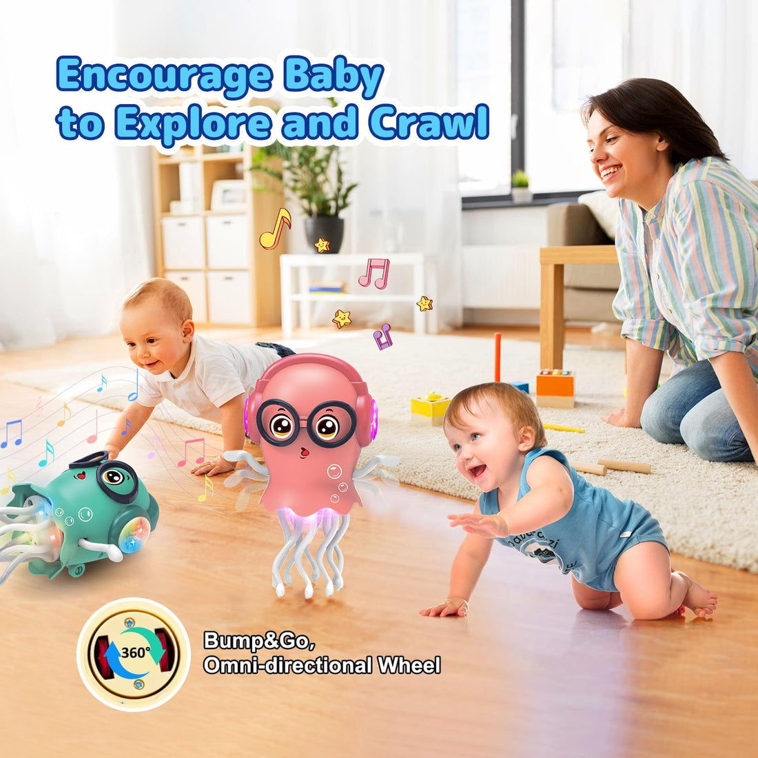 Dancing Jellydancer Baby Music Crawling Walking Toys