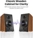 New /OPEN BOX Edifier R2000DB Active Bluetooth Bookshelf 120 Watts RMS with 5″ Large Woofer – Warm Oak