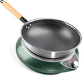 Wok Induction Cooktop, 1700W 120V Portable Induction Burner Electric Stove Hot Plate Single Burner, Concave Wok Cooker with Non-Pulse Heating for Round-Bottom Wok and Flat Pans