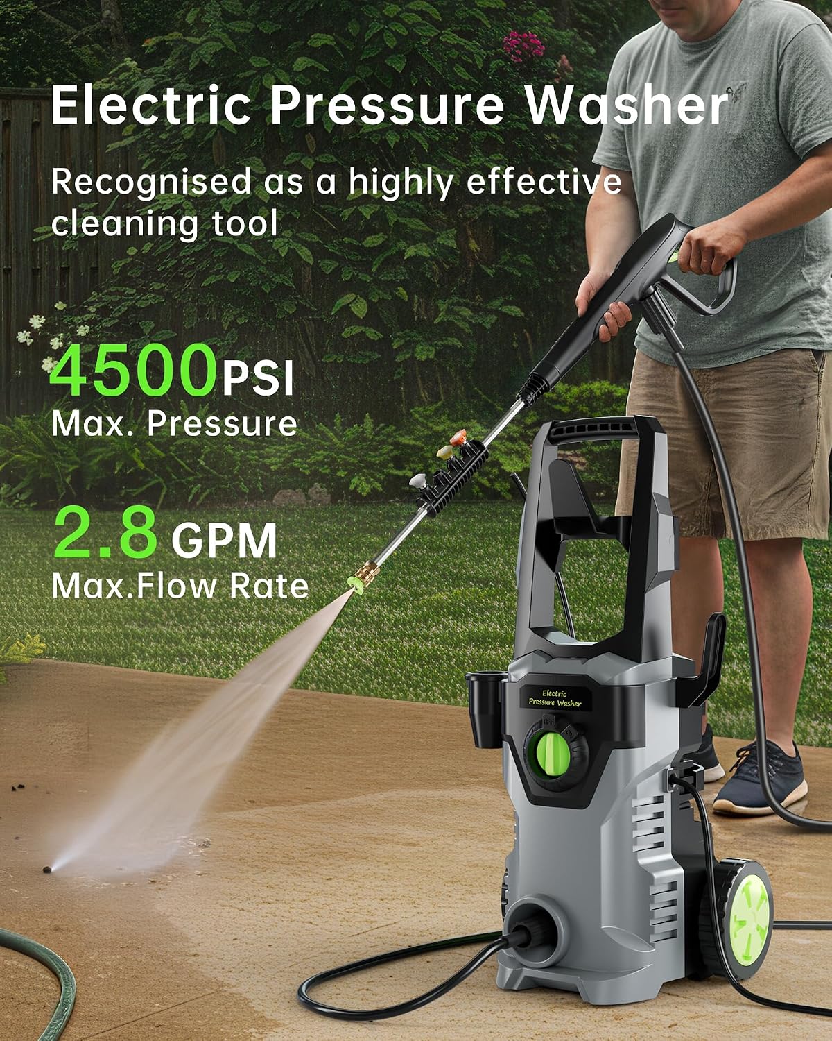 NEW /OPEN BOX Patoolio W8 Pressure Washer, Power Washer