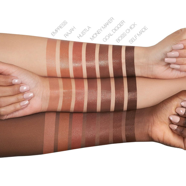 Huda Beauty Power Bullet Cream Glow Bossy Brown Lipstick - Empress